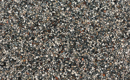 Terrazzo Stone Antraciet  Close up