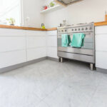 Bianco Carrara Gezoet in Keuken